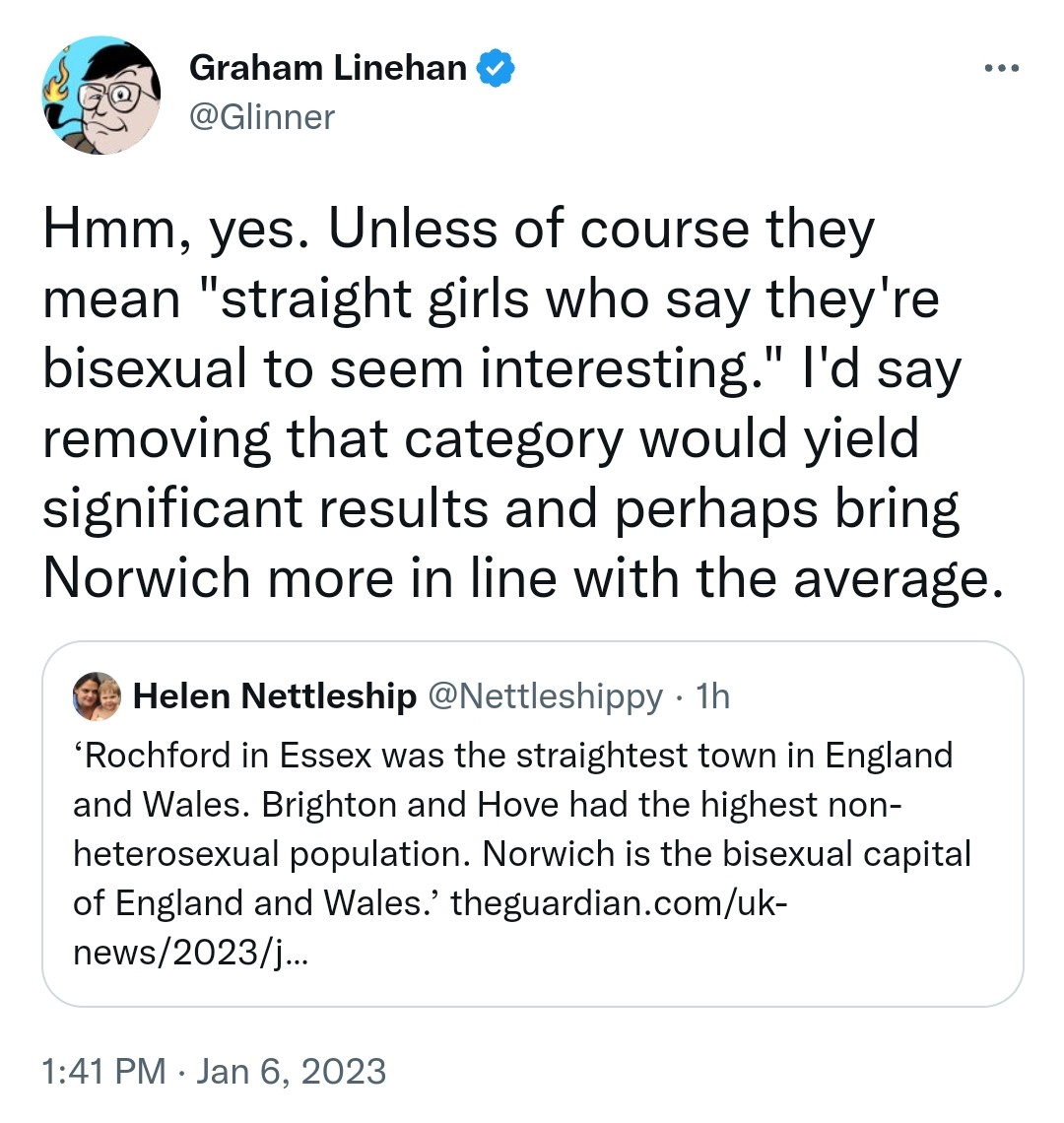 Gc Biphobia On Twitter Graham Linehan Defending Women From Checks
