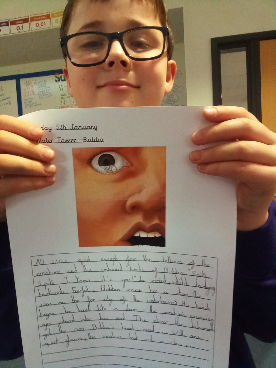 GCPYEAR6's tweet image. As part of our work on The  Watertower by Gary Crew, we have been working on using personification and creating an atmosphere. Here are some examples of our writing. #TheWatertower #bookstudy #gcpliteracy @PrimaryGreat