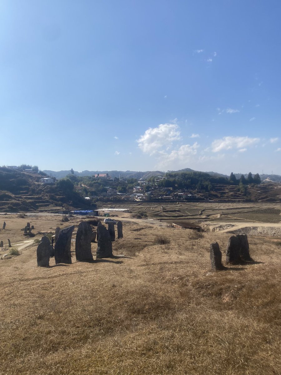 Kynmaw is a Khasi word for memory and also used to refer to these stones that are locally called mawbynnah. The stones perform ritualistic and everyday functions, record memory, and connect the living with ancestors. Cont. in comments. #booksnippets