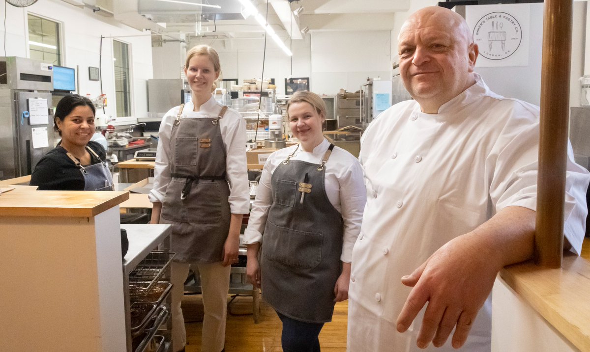 LFPress's tweet image. A new food market is rising in east London and it boasts a bakery as an anchor tenant. High school teacher and chef, Rob Howland of Baker's Table tells @NormatLFPress: “I love my job and the students at Clarke Road, but I feel I have more to give.” tinyurl.com/5aehms8x #ldnont