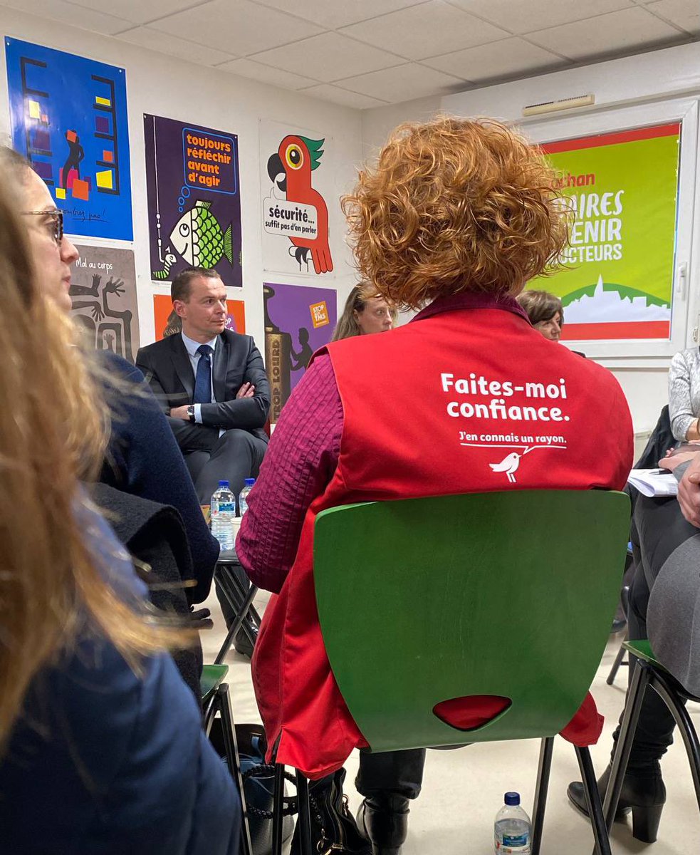 🇫🇷 📍 À Illkirch—Graffenstaden dans le Bas-Rhin pour visiter un supermarché Auchan engagé dans la prévention des risques au travail. 

⚠️ La prévention des risques est efficace quand elle est partagée entre direction et représentants du personnel.