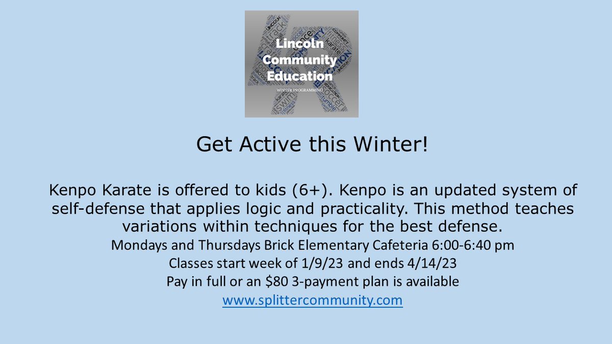 LincolnComEd's tweet photo. Keep the kids active this Winter!
https://t.co/jvy6PegQpO https://t.co/G2LdYHrk6d