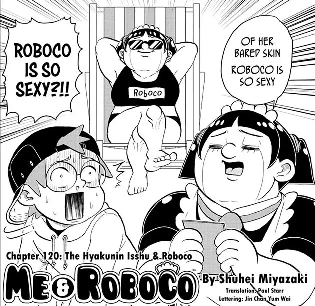 shonenjump's tweet image. Me &amp;amp; Roboco, Ch. 120: The competition gets fierce when the gang plays a game of Roboco Hyakunin Isshu! Read it FREE from the official source! bit.ly/3GIdiNj