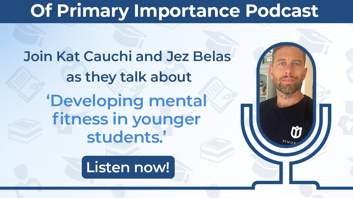 NetSupportInc's tweet image. New year, new #OPIP episode! Join @ReallyschoolK and @youhqforschools as they discuss developing mental fitness in younger students in the latest #OfPrimaryImportancePodcast mvnt.us/m1366702

#StudentWellbeing #EYFS #PupilDevelopment