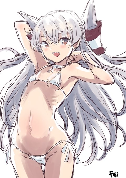 今日のらくがき
マイクロビキニあまつん 