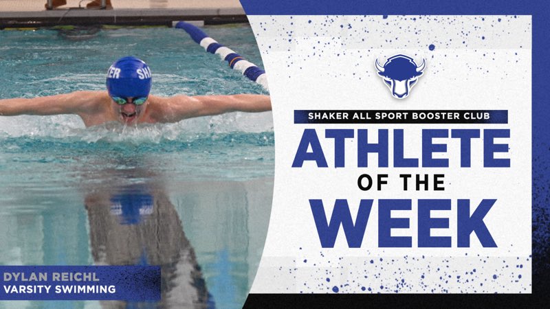 Congratulations to Boys Varsity Swimming captain, Dylan Reichl. At their dual meet against Shenendehowa, Dylan won both of his individual events: the 500 yard freestyle, and 100 breaststroke. <a href="/Shaker_swimdive/">Shaker Swimming And Diving</a>