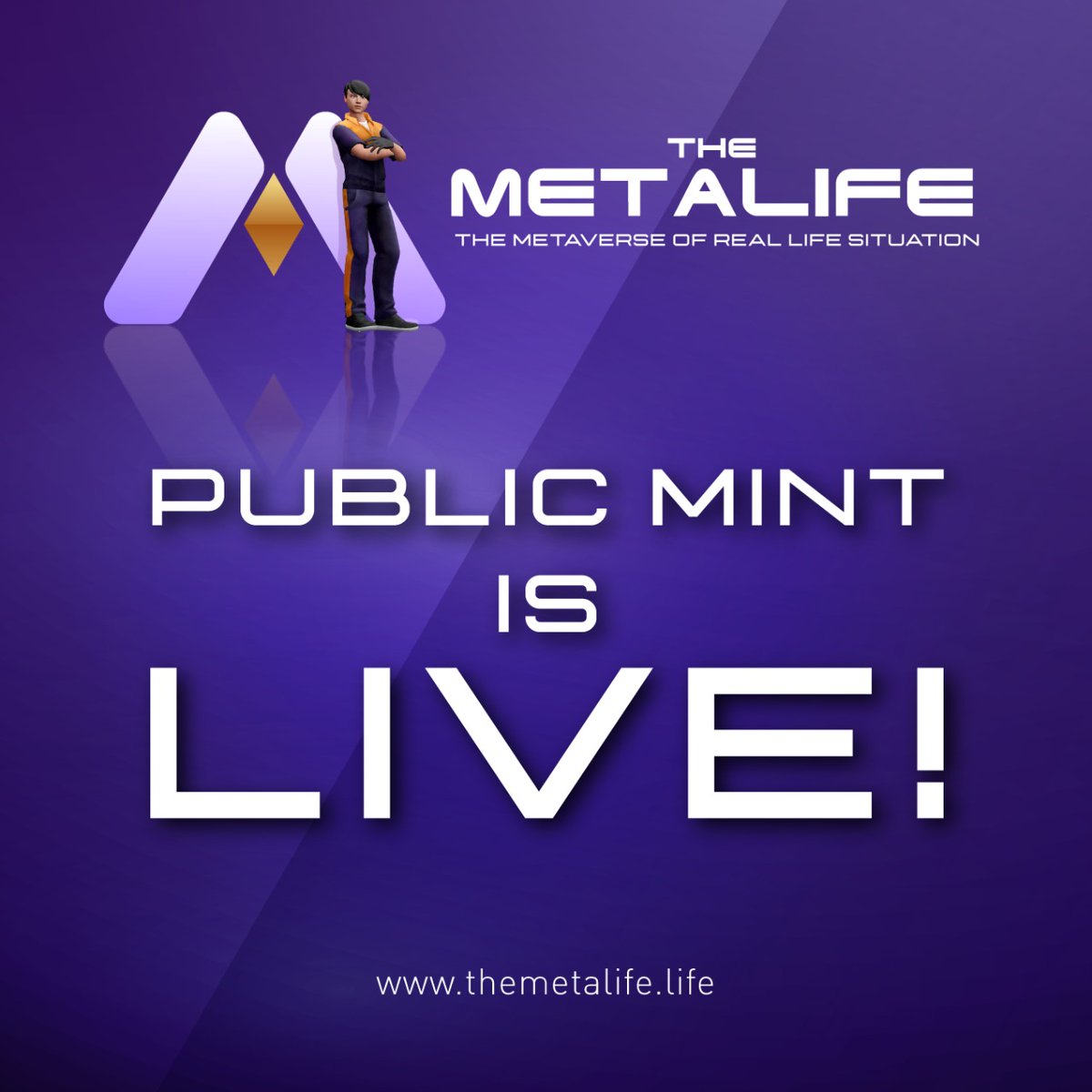 Here are our only official link for the mint!

Mint Link: mint.themetalife.life
OS Link: opensea.io/collection/the…
Contract:etherscan.io/address/0x1fe2…

We will never DM you and will never do stealth mint!
Do not trust any links aside from here and beware of any fake collection!