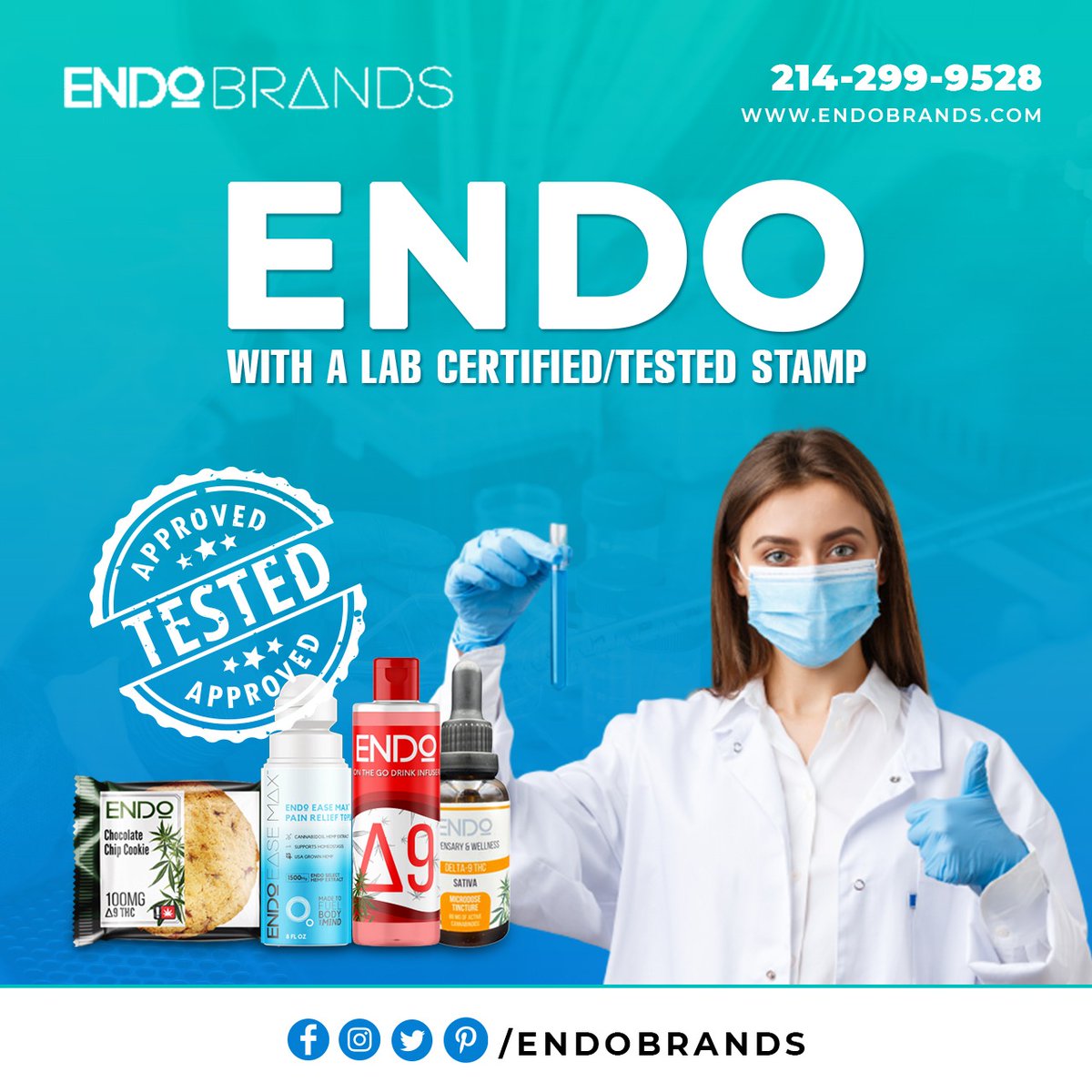 Lab Certified cannabinoid products available at ENDO. 😊 endobrands.com

#labtest #labcertified #certifiedcannabinoid #healthbenefits #medicinalherbs #cbdproduct #thc #ENDO