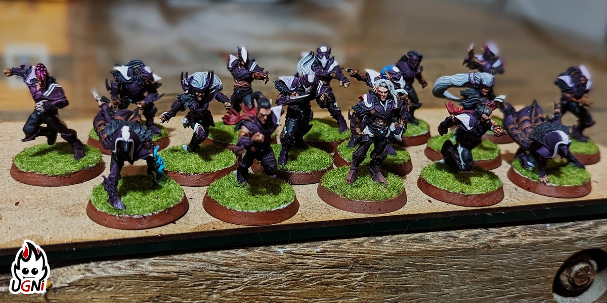 UGNI_Miniatures's tweet photo. Dark Elves Team month is over and I'm in a hurry to share with you the paint jobs of our subscribers.
Thank you: @Biquenappeur, Avelyne, Zashe40k for the great designs🔥 https://t.co/76a1Y7xiKd