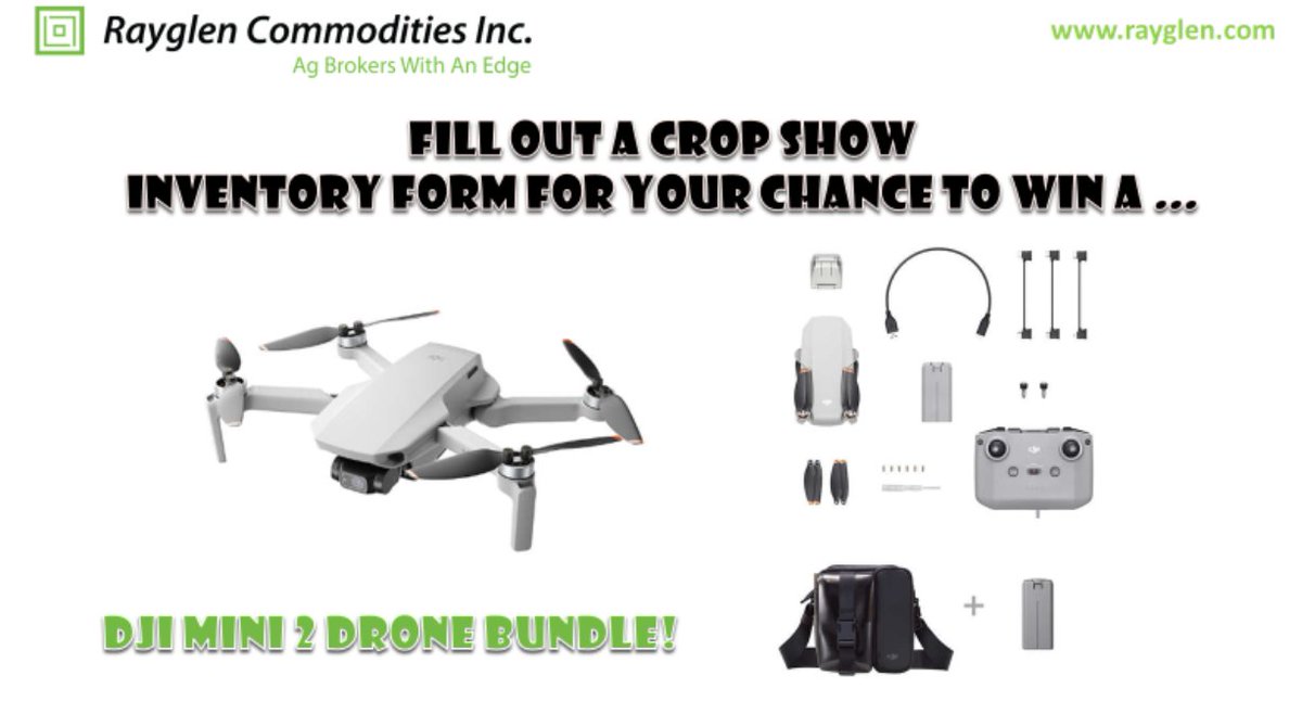 Rayglen_NOW's tweet image. Visiting Saskatoon for Crop Production show next week? Come by the booth to meet us and enter your name in to win a drone! Booth B95,96