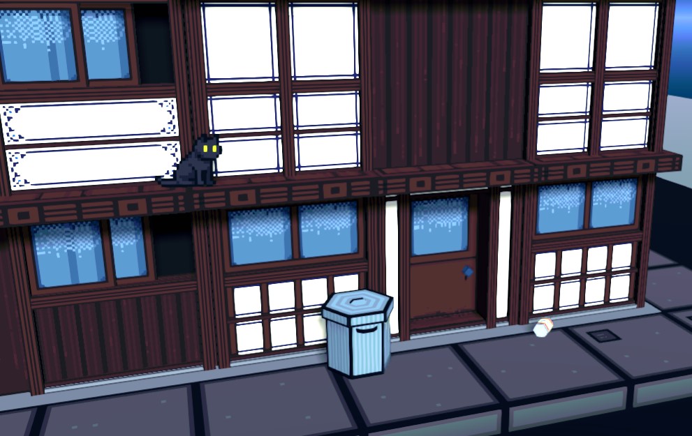 having fun making different wall pieces and street garbage.
#crocotile3d #gamedev #indiedev #pixelart #lowpoly
