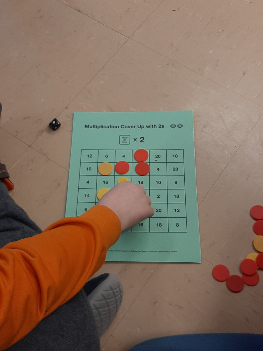 R_Sharks's tweet photo. Using the Building Fact Fluency kit by @gfletchy @TracyZager to work on multiplication with 3Hay! Multiplication Cover Up with 2s!! @SchoolUniacke @CcrceM @CCRCE_NS https://t.co/ypMKal9ANe