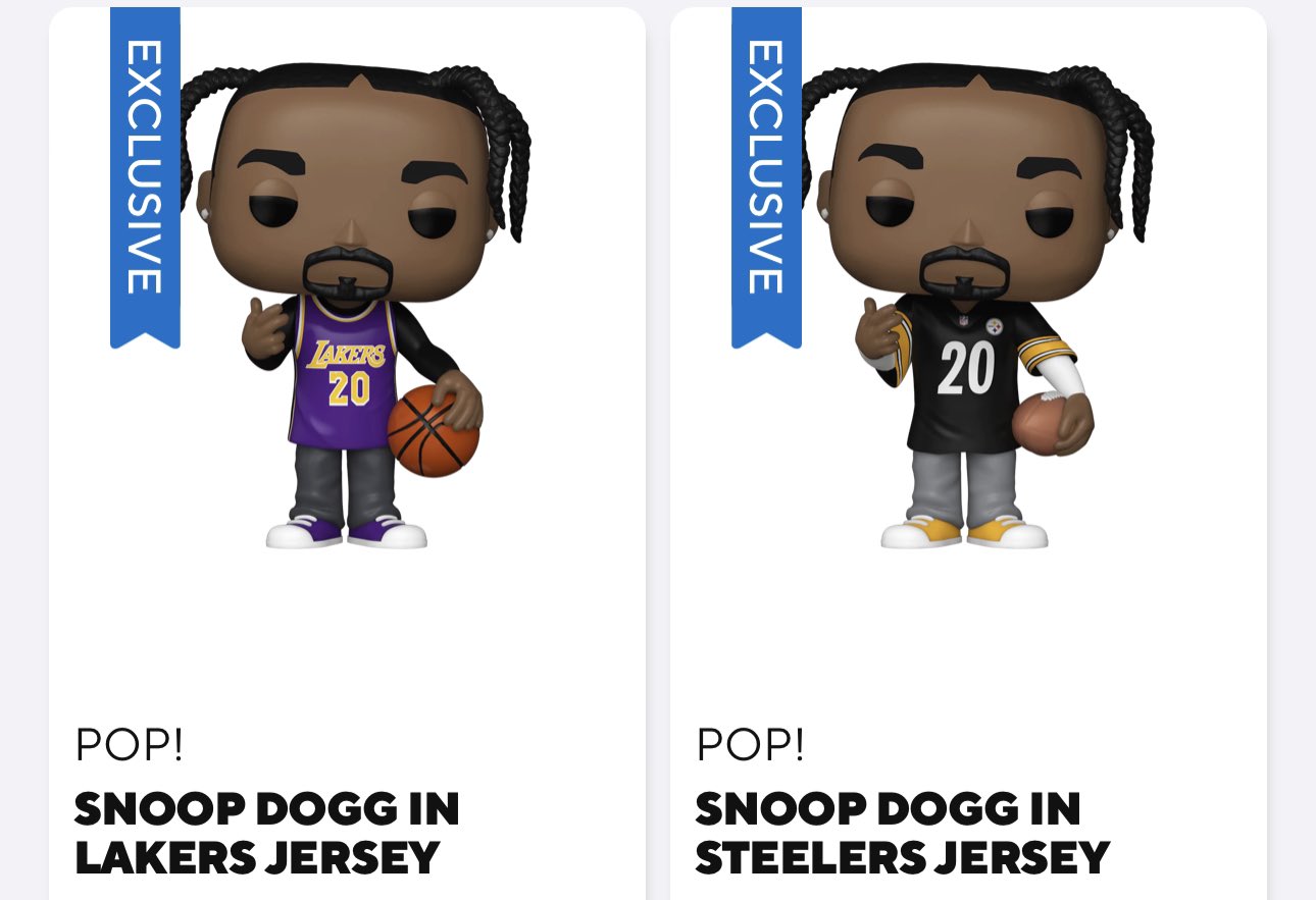 Snoop Dogg Signed LE5000 White Pittsburgh Steelers Jersey Funko