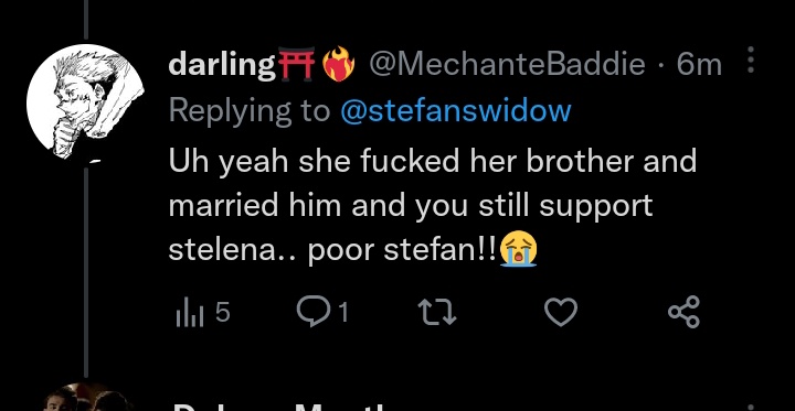 Elena fked her brother? 🤡