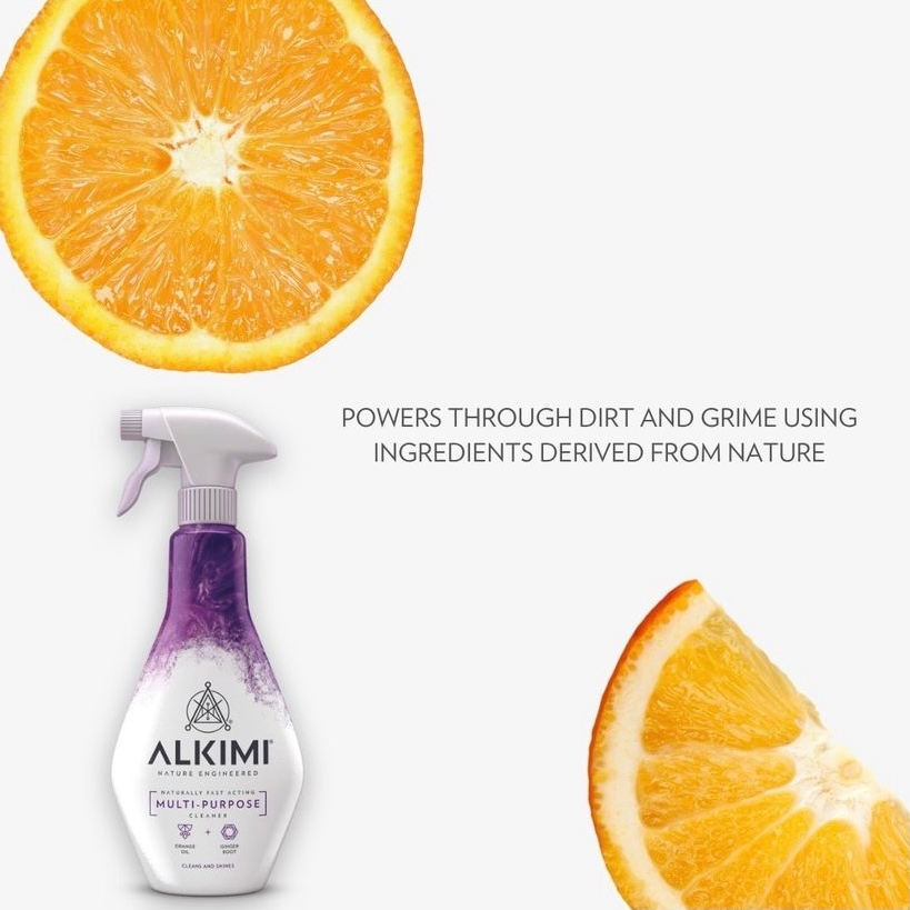 ALKIMI Multipurpose Cleaner powers through dirt and grime using ingredients derived from our most powerful force, nature.

#NatureEngineered #AlkimiProducts #NatureEngineered #NaturalCleaning #CleaningHacks #CleaningTutorial #ToxicFree #BleachFree #FreeFromToxins #NaturalClean
