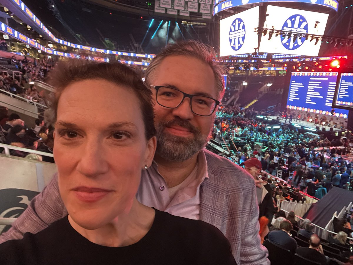 morraam's tweet photo. It was Amazing to celebrate @maura_healey and @MayorDriscoll at their inauguration celebration! TD Garden was packed. @nicco and I love our adopted home state! #massgovernor #Massachusetts https://t.co/R1V0KEFdi4