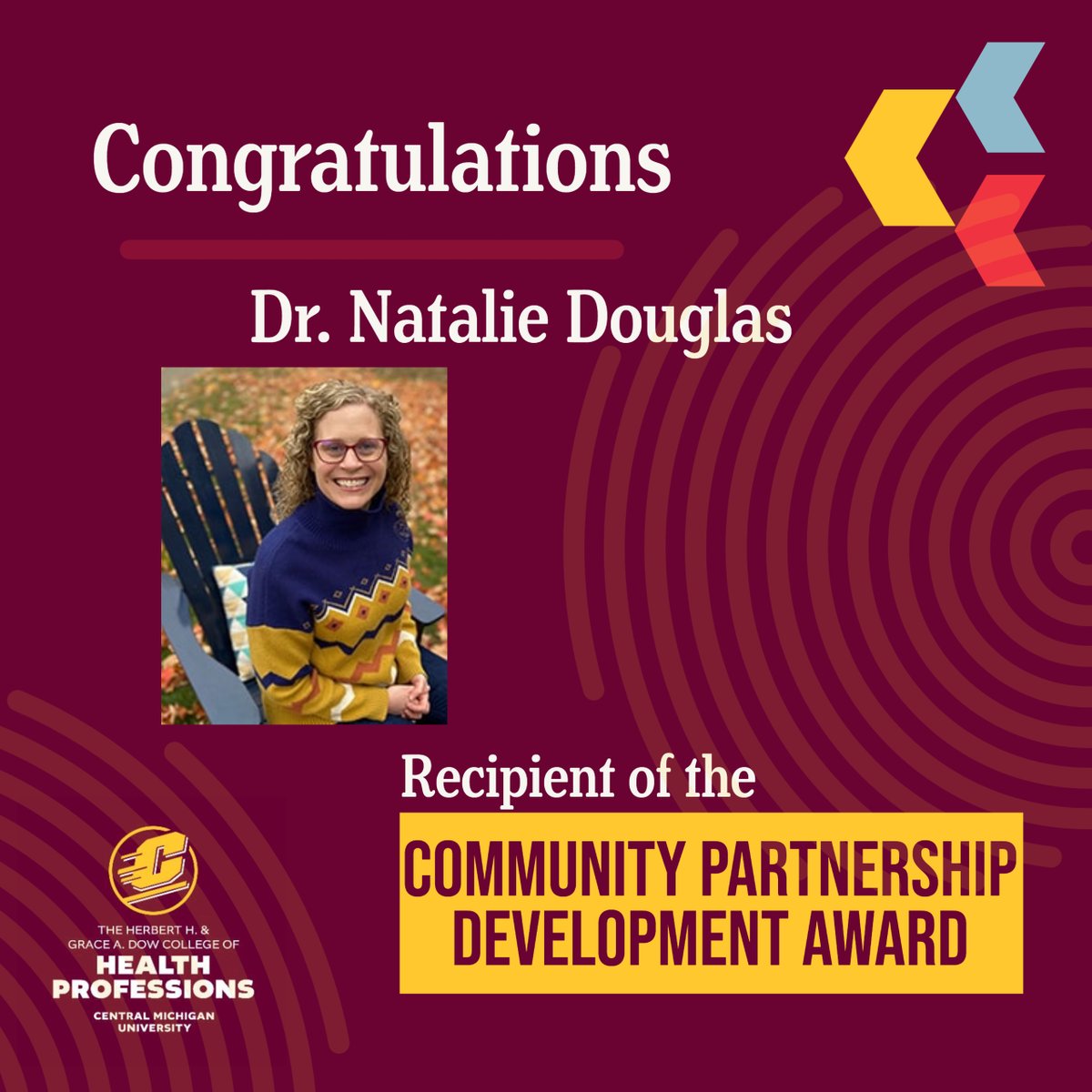 cmuchp's tweet photo. Congratulations to Natalie Douglas - one of the recipients for the Community Partnership Development Award. Her project is “Communication Partners in Long-Term Care," and connects CMU student communication partners and people living with dementia and other cognitive impairments. https://t.co/MFHaFMkPiF