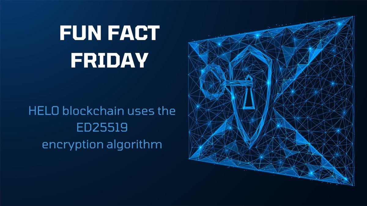 🎉Fun Fact Friday: HELO uses the most secure encryption technology available. To learn more and become a node upon release, head to our website👉 heloblockchain.com