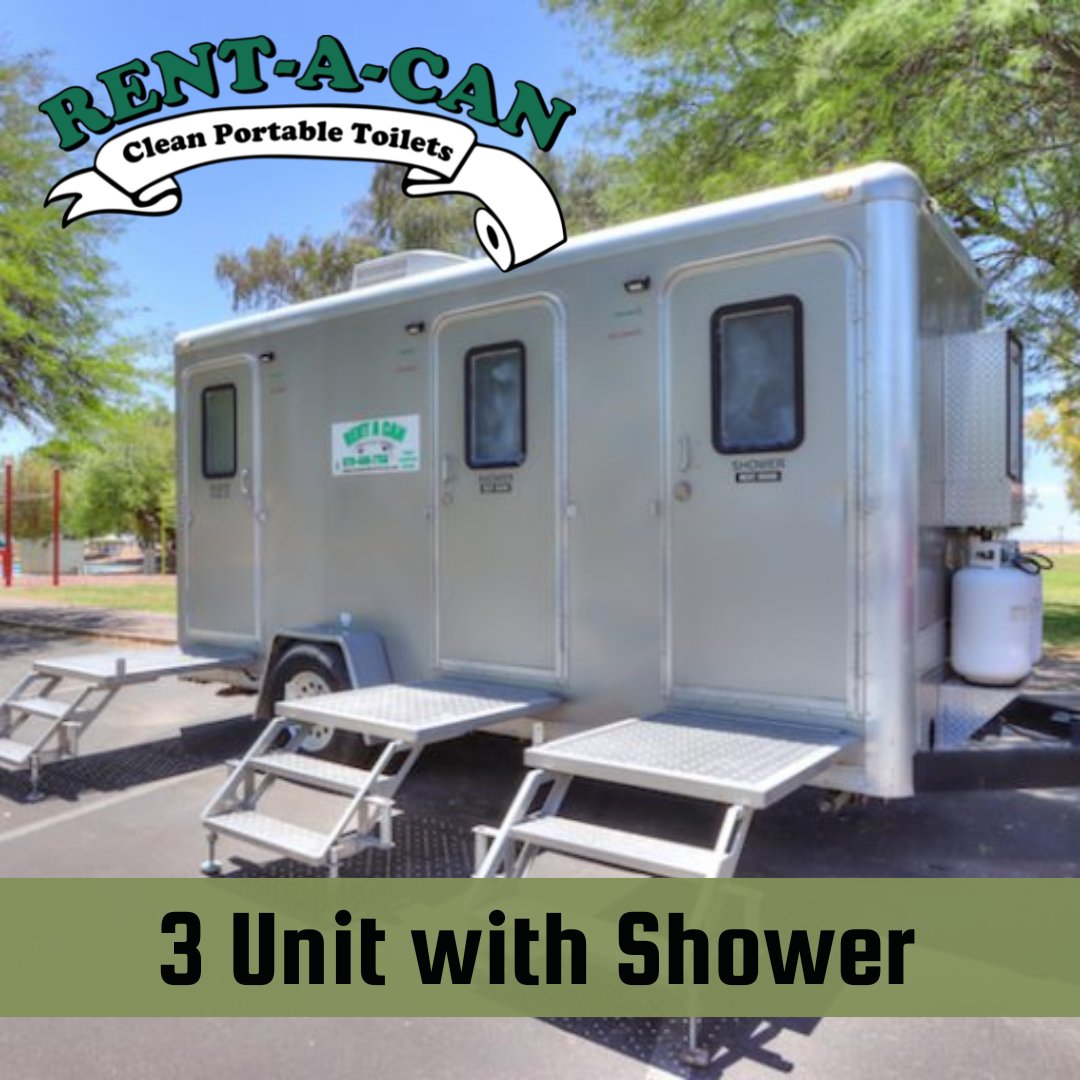RentACanAZ's tweet image. These are restroom trailers with sinks, running water, soap, heat and air conditioning and flush toilets with private showers behind separate doors.
Reach us at:
👉1-855-55-POTTY
🚽casagranderentacan.com
#RentACan #LuxuryPortableRestrooms #EventRestrooms #PinalCounty #CasaGrande