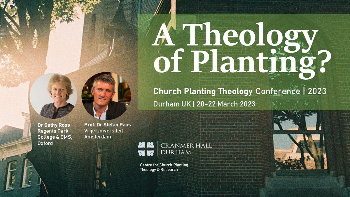 willfoulger's tweet image. Theology &amp;lt; and/of/for/with/from &amp;gt; starting New Churches. We would love to see you here in Durham this March for the #churchplantingtheology conference. Register here cranmerhall.com/the-centre-for…