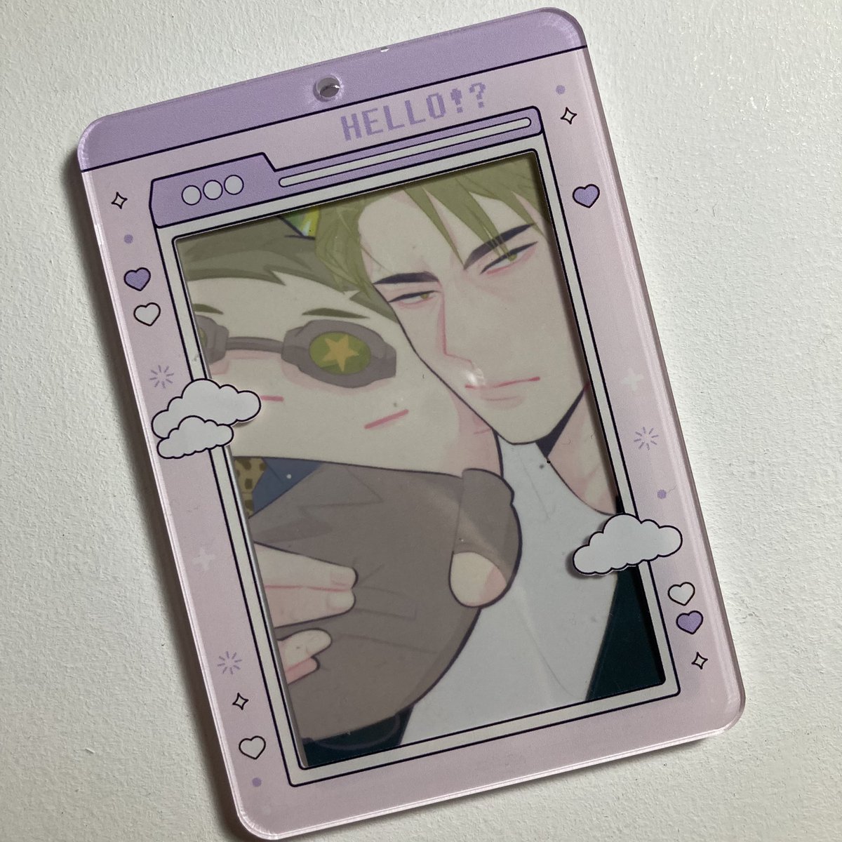 fivekenma's tweet photo. obsessed with my new acrylic pc holder https://t.co/zf7nkfmz4Y