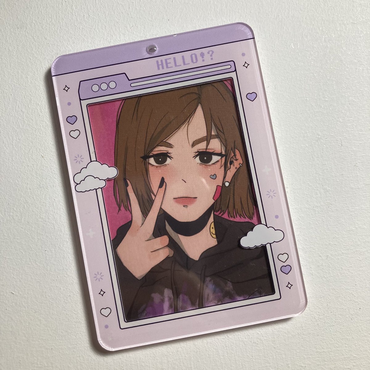 fivekenma's tweet photo. obsessed with my new acrylic pc holder https://t.co/zf7nkfmz4Y