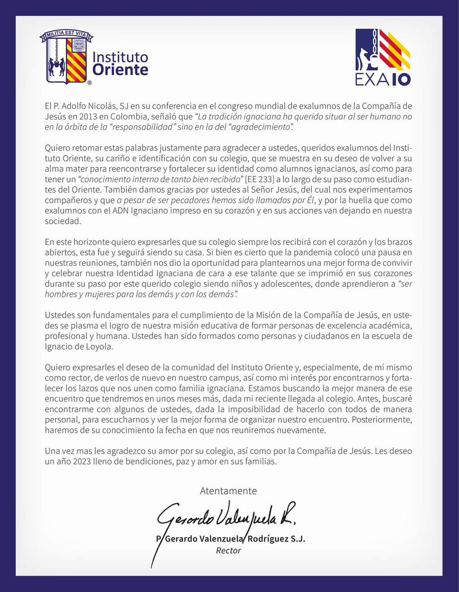 🔈Comunicado para EXALUMNOS.