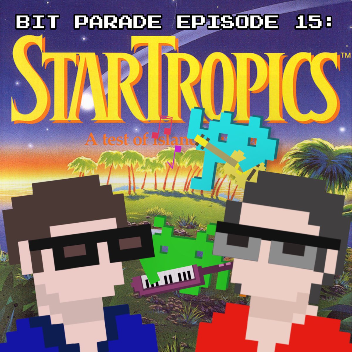 bitparadepod's tweet photo. New episode today! Mike and Eli dive into murky waters with StarTropics and somehow sing about Seinfeld! 

https://t.co/XoYIEFILRK https://t.co/WcM3Rkmc5O