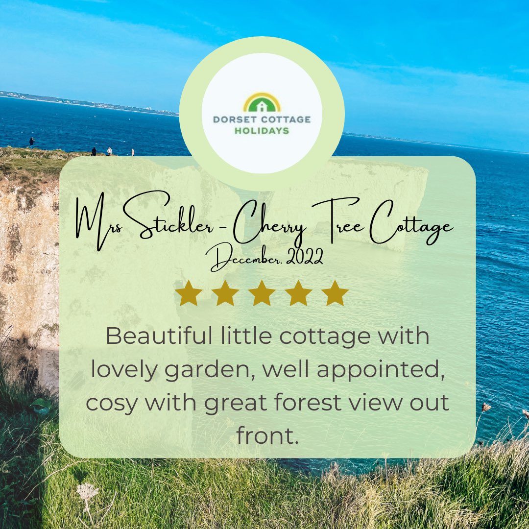 Happy Friday! 🙌

Lovely feedback from a guest who stayed at Cherry Tree Cottage in Rodge, Wareham 😍

#dorsetcottageholidays #dhcottages #positivereviews #HappyFriday #guestfeedback #cherrytreewareham