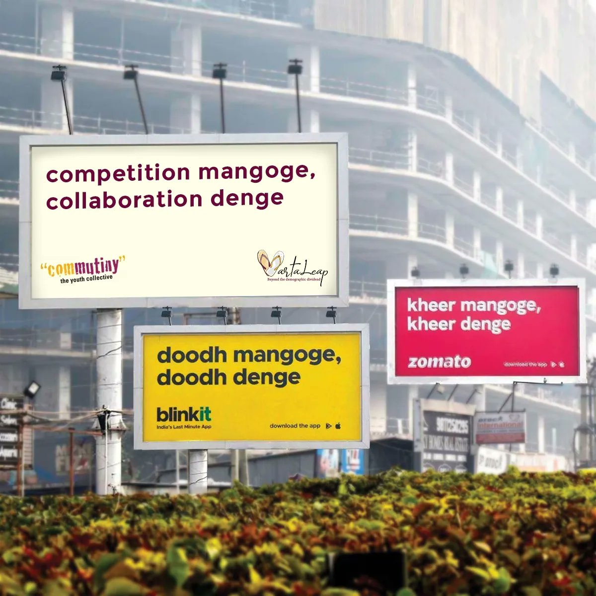 YouthCommutiny's tweet photo. trend mangoge, narrative denge.

#zomato #blinkit #zomatoindia #blinkitzomatotrend #trending #trends #trend #zomatoblinkit #funny #fridayvibes #explore #explorepage #meme #vartaleap #commutiny #narrative #narrativebuilding #jagrik https://t.co/5aaxzhcUB5
