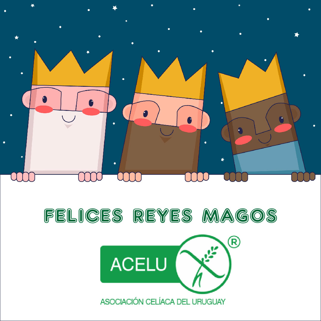 Este 6 de enero, celebremos juntos a los más pequeños.   ☺☺

Felices reyes magos para tod@s!  🎁🎁🎁

Buen fin de semana amigos!  

#acelu #libredegluten #celiacos #cooperación #contención #salud #bienestar #dieta  

acelu.org