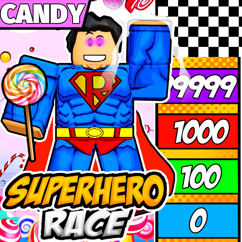 NEW CODES* [OBBY🌟] Super Hero Race Clicker ROBLOX