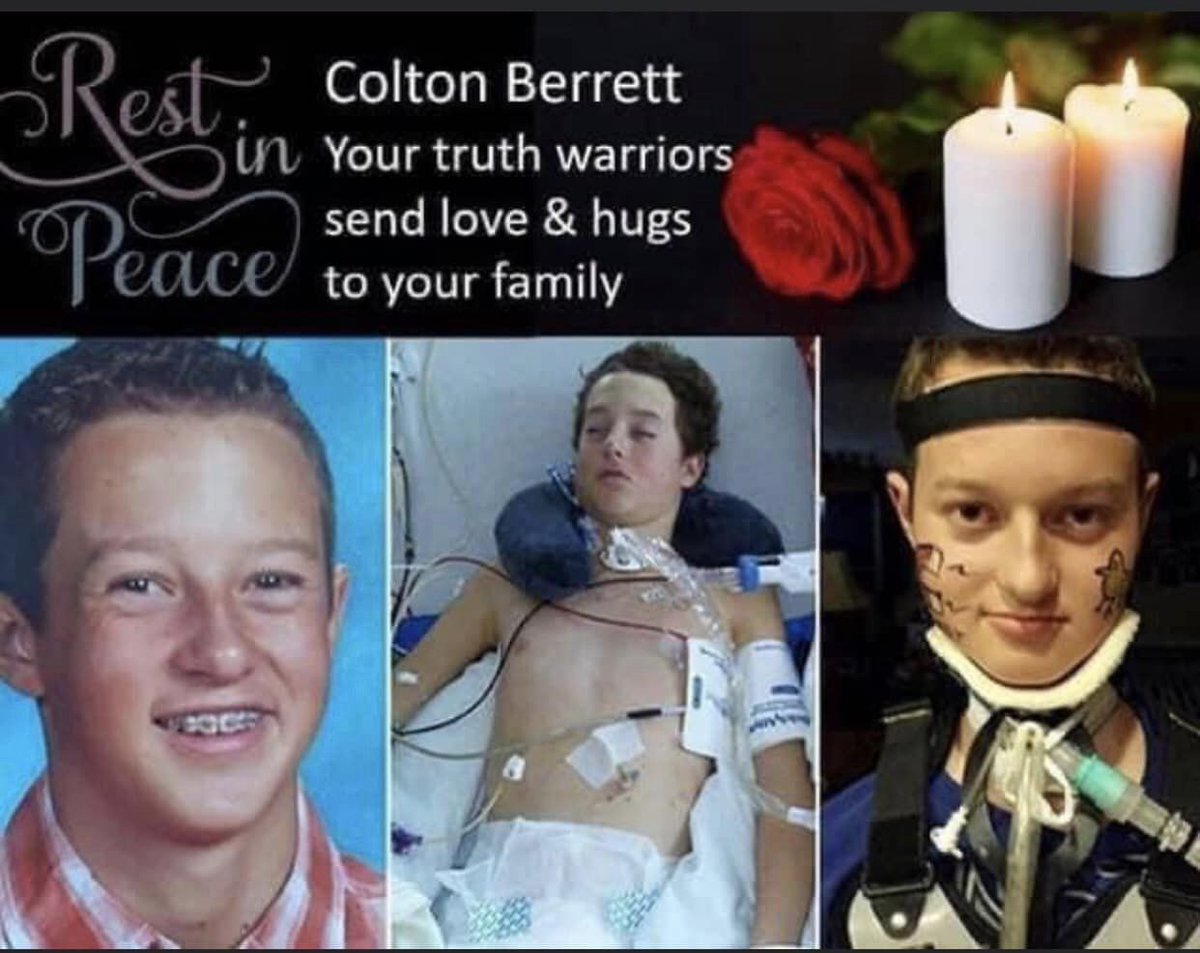 lightlovetruth's tweet photo. I really do wish all these doctors and experts would stop acting like these "things' haven't been killing and injuring children for a VERY LONG TIME!!!
#VaccineDeaths
#Vaccineinjury
#Gardasil
RIP Colton Berret
#CandlesForColton
#ItsNotRare #ItsNotFair https://t.co/wNy6QWVffb