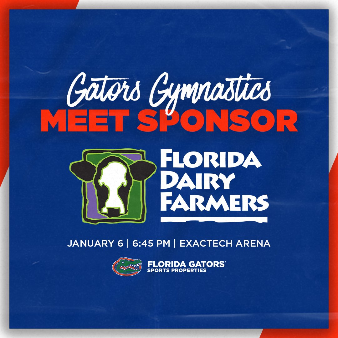 GatorsPartners's tweet photo. 👋🏼 #GatorNation are you ready for @GatorsGym season? Join us tonight for the season opener at 6:45 PM in the Exactech Arena!
Thank you @FloridaMilk for being tonight’s meet sponsor!
#GoGators https://t.co/CWYXU1puNM