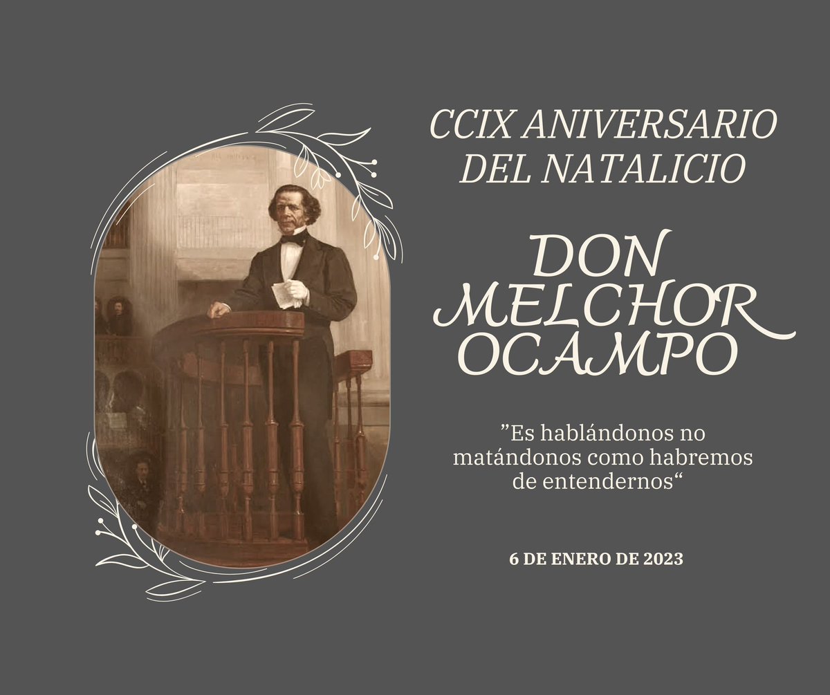 TaniaTorresCh's tweet photo. Prócer de la Reforma y orgullo de #Michoacán https://t.co/vb3eSQ4DdW