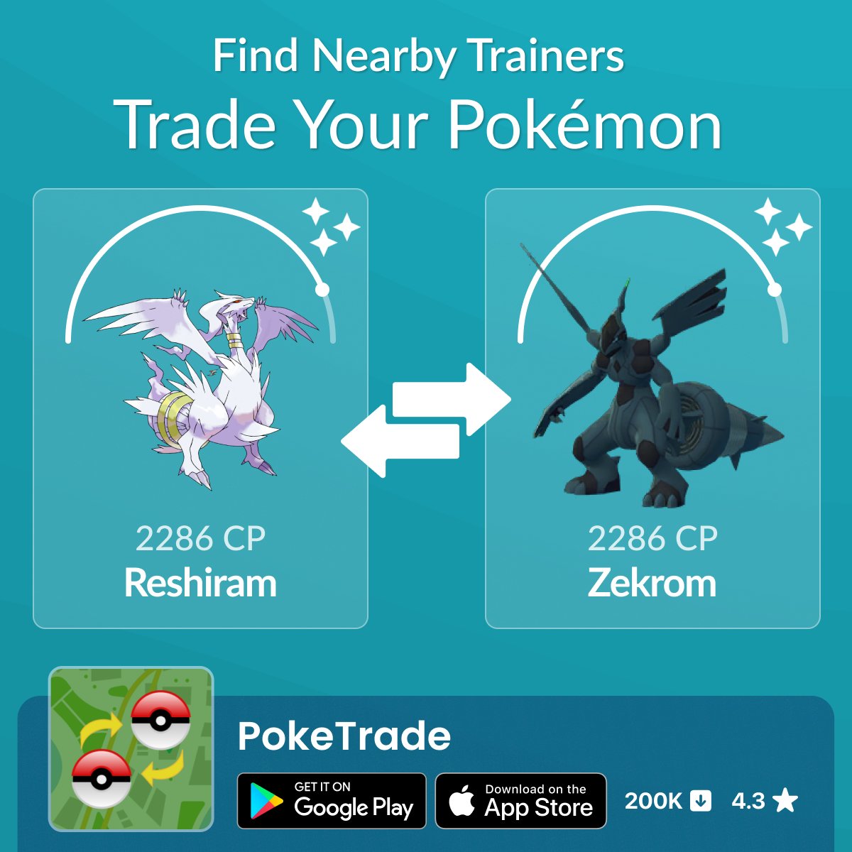 Shiny Zekrom Trading - POGO Trading