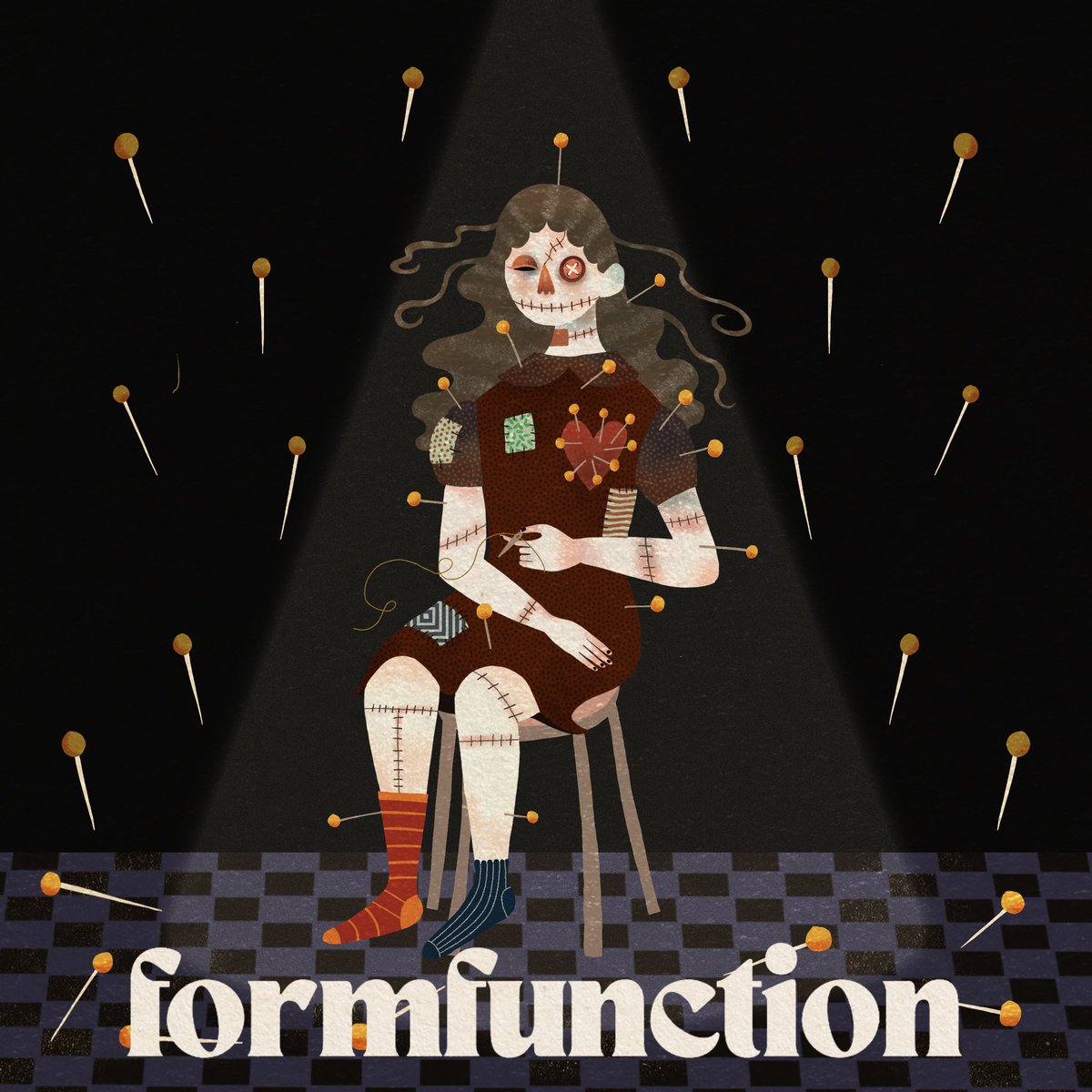 A piece inspired by Tim Burton 

Voodoo Girl

“She knows she has a curse on her”
Minted &amp; listed on <a href="/formfunction/">Formfunction</a>