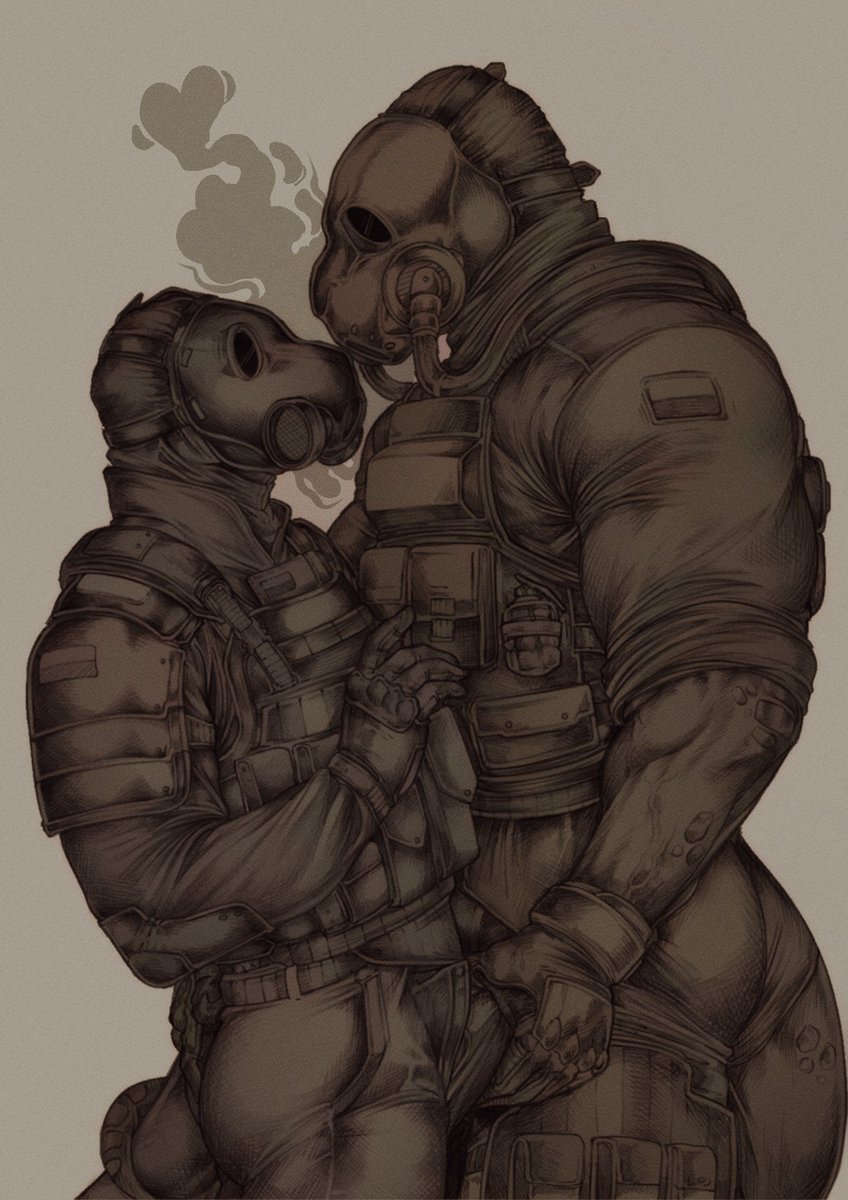 Do you think their masks are muffling their moans?