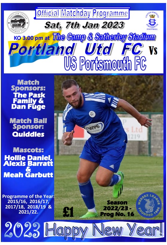 @PortlandUnited prog went off to Advantage Printers 1st thing and now printed ready for tomorrow’s game v @usp in the @WessexLeague.  Let’s hope it is 3rd time lucky that a home game goes ahead! Thanks to @BrianRossiter1 for cover photo. #TomorrowsProgrammeToday @NonLeagueCrowd