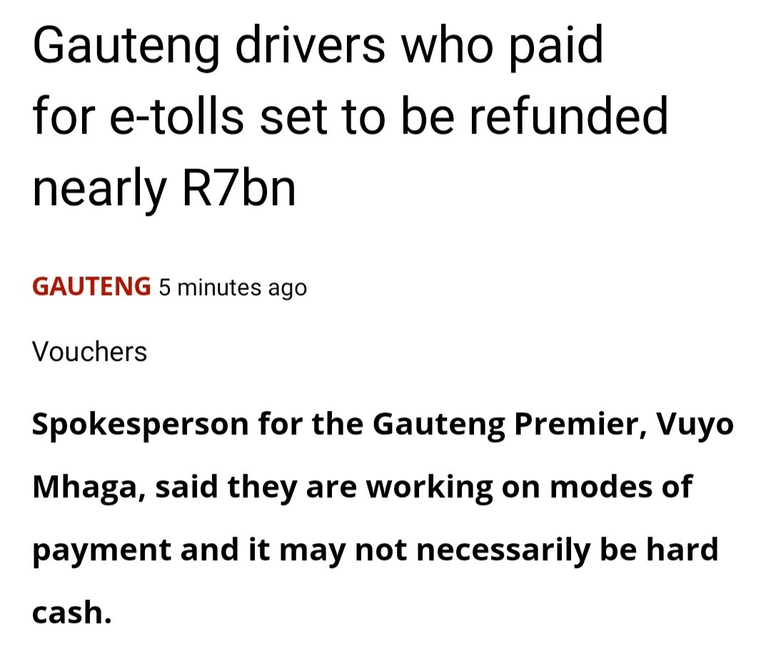 #etolls #gauteng
