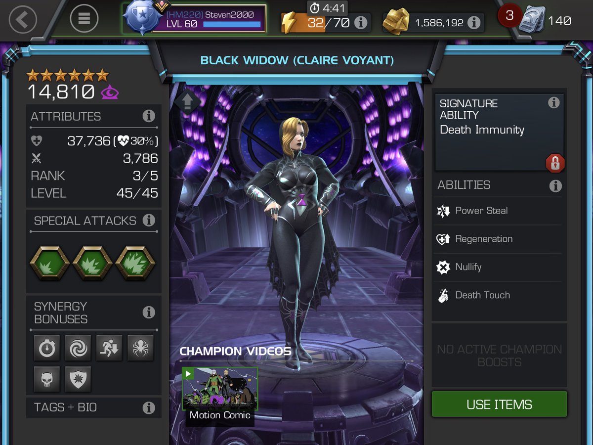 Stevekot20000's tweet photo. Yup it was about time! #LevelUpEvent #mcoc #kabam @kabam @MarvelChampions https://t.co/W5Qh27FVD5