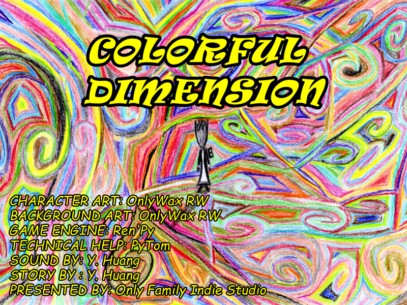 FamilyIndie's tweet photo. Colorful Dimension Short Visual Novel available now!
2023-01-06
https://t.co/A8dJVDygVM
https://t.co/hRnlu7HqlT https://t.co/uQ0455tmAm