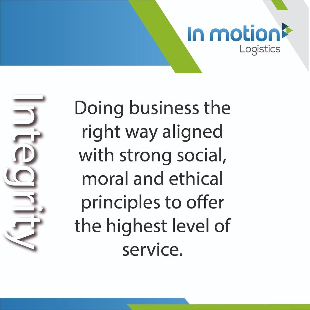 InMotionLogis's tweet image. In our work we give our clients effort, dedication, honesty and transparency, for us the most important thing is to help our clients to put their business in motion

#Valuesbusiness ​​#Business #globallogistics #Freightforwarding #Warehousingandfulfillment