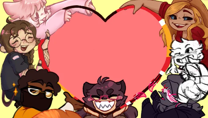 Credits [ 2/2 ] SWK +    and @/JourneytoMonkieKid on Tumblr  Huntsman + Syntax + Strong Spider +   on Twitter and Tumblr DBK + Red   Twitter / @/Pinkskelle TumblrIt was loads of fun w these goofy  Enjoy!  