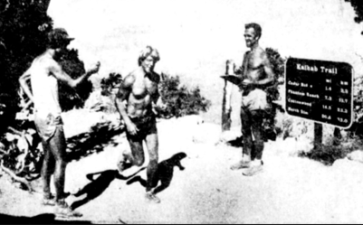 UltraRunningHis's tweet photo. Races across the Grand Canyon (and back) were held from 1970-1992. They are covered in my new book: Grand Canyon Rim to Rim History. 
https://t.co/iLfPFEwUyh
#trailrunning #ultrarunning https://t.co/3PxJZ7RiKF