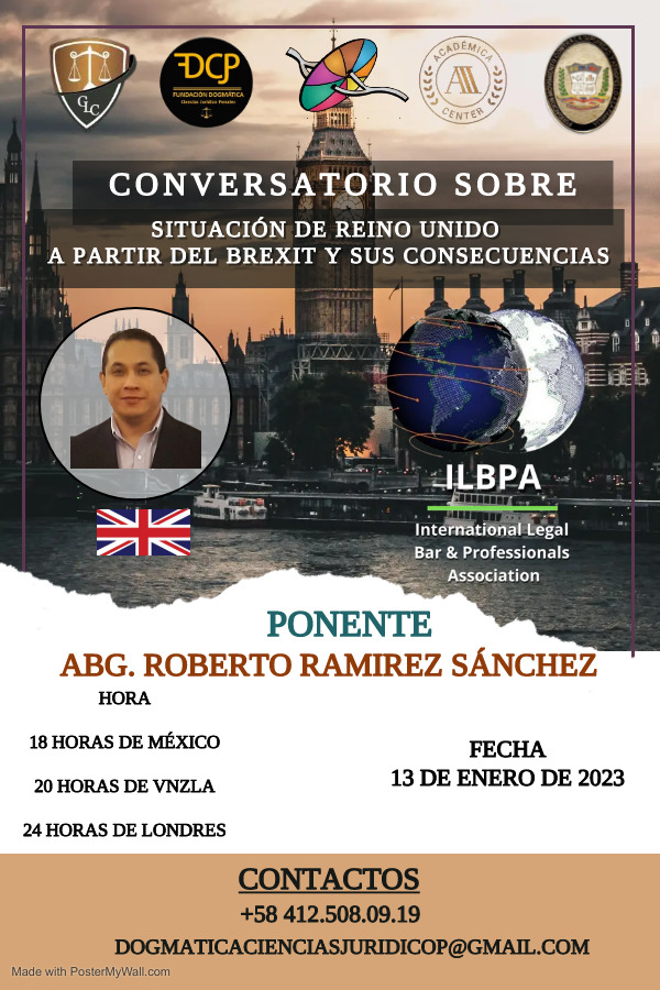 AbgDavidRicardo's tweet photo. Para el día 13 de #Enero2023  está programada la siguiente actividad. #BrexitBritain #Venezuela #DerechoInternacional #Barquisimeto #FundaciónDogmáticaCienciasJuridicoPenales https://t.co/rLBpYabIEQ