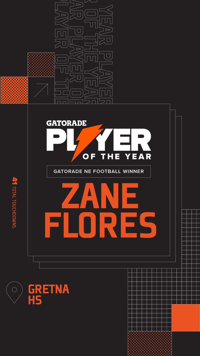 Blessed to be named the Nebraska Gatorade Player of the Year! <a href="/Gatorade/">Gatorade</a>
