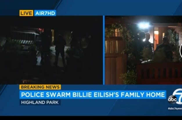 NaiBeilish's tweet photo. Un hombre fue arrestado después de  intentar entrar a la casa de la infancia de Billie.
La policía de Los Ángeles dice que los oficiales respondieron a la  casa cerca de  las 9:15 p.m.El hombre fue arrestado y no se reportan heridos https://t.co/sdv4o7Opu2