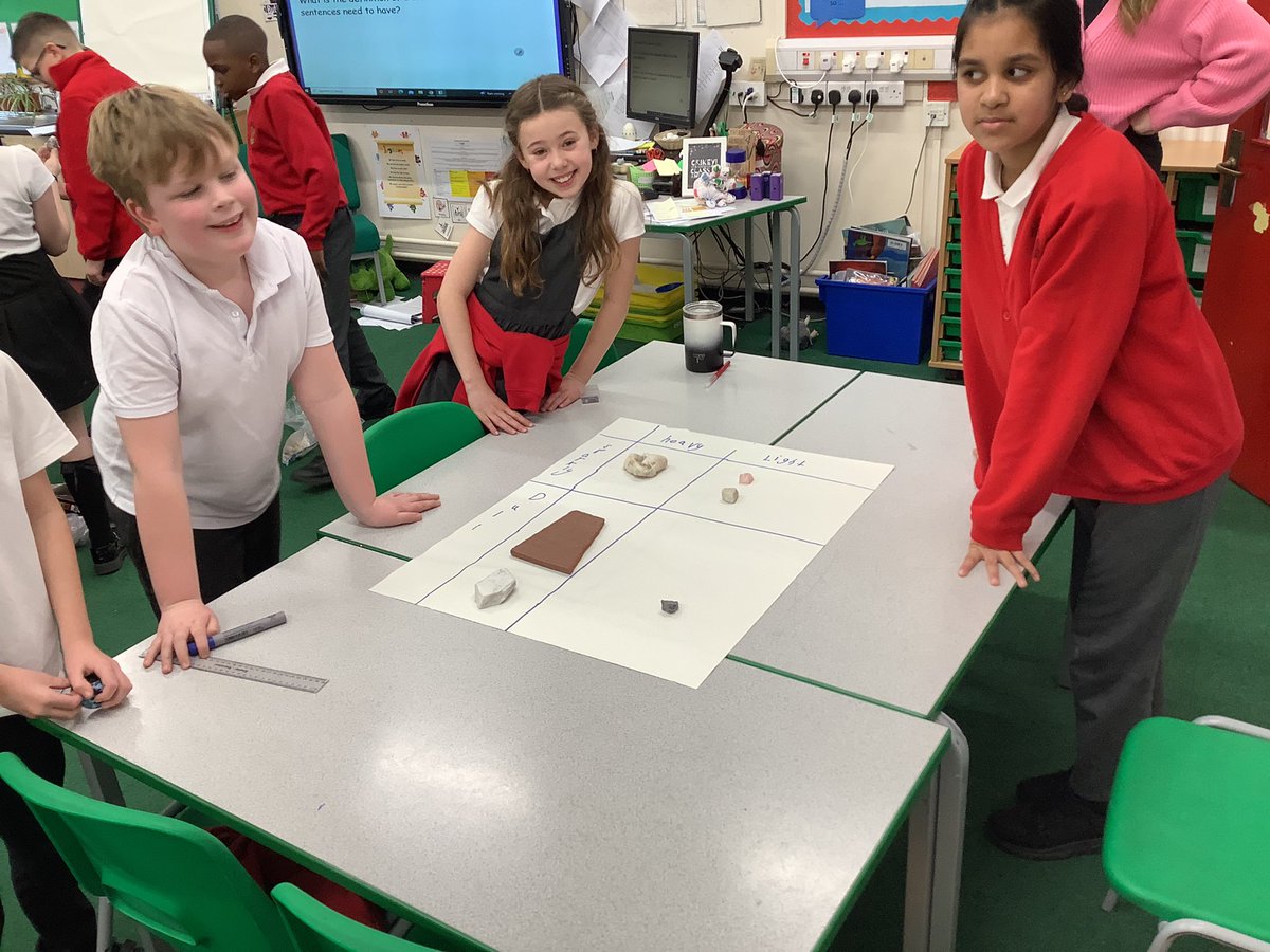 HollyfastSchool's tweet image. In year 4 we have been sorting rocks depending on their properties! We had a range of different types of rock and had to observe and feel them to sort them. #sciencevocabulary #limestone #RockProperties #science #marble