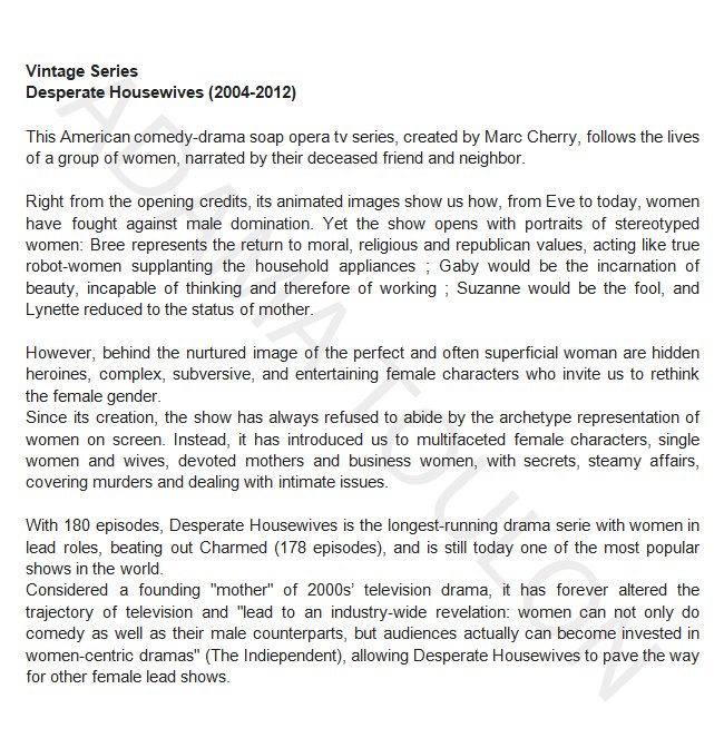 📺 Vintage Series
#DesperateHousewives (2004-2012)

Considered a founding 'mother' of 2000s’ tv #dramaseries, it paved the way for other #femalelead shows...
Read more on the last 📷

#fbf #marciacross #terihatcher #felicityhuffman #evalongoria #nicollettesheridan #womenintv